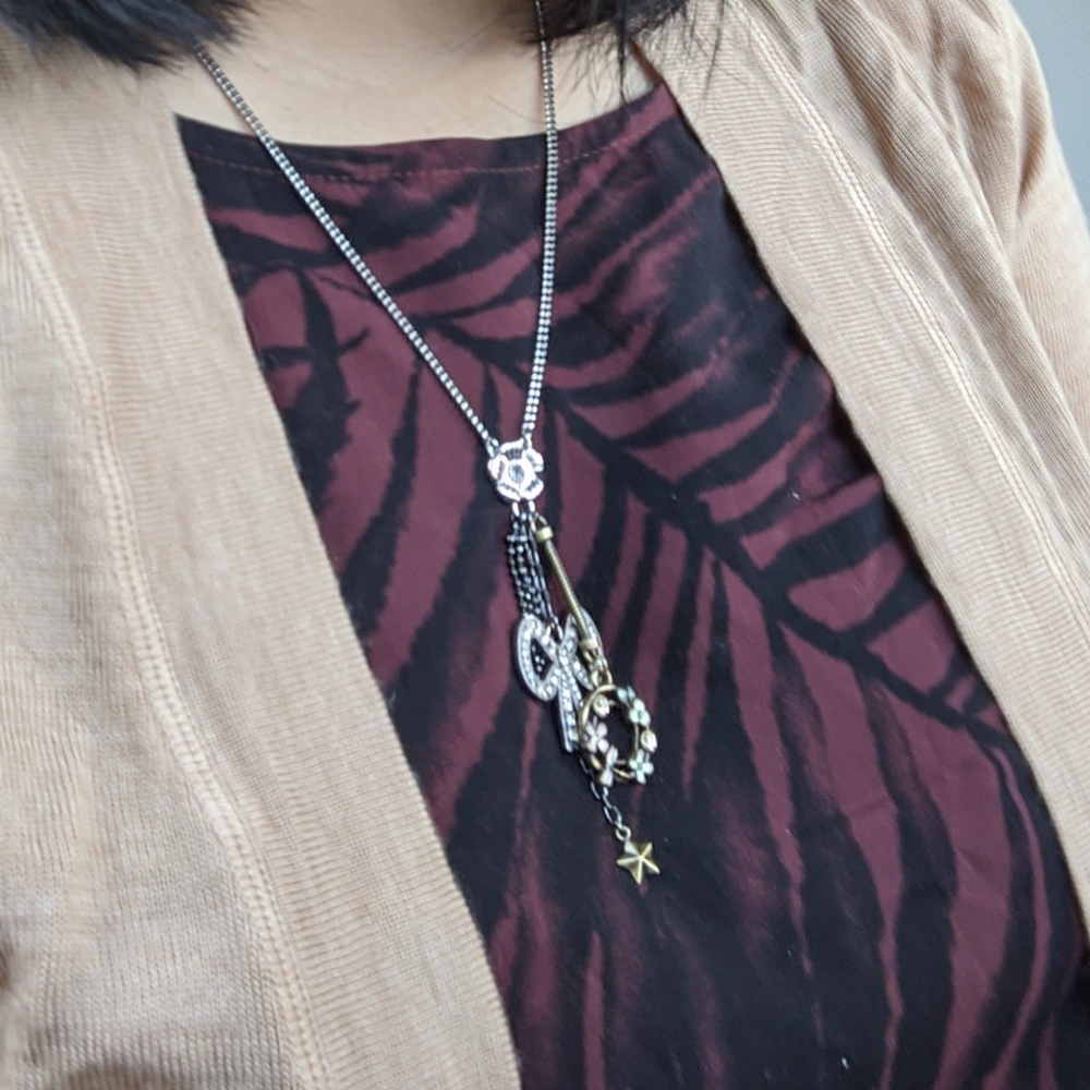 ❤️ Coach | Bow Charm  Necklace